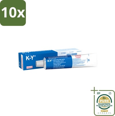 10 x K-Y Glijmiddel 82 gr - Grootverpakking - K-Y Bevochtigingsgel - Glijmiddel - Waterbasis - Bevochtigingsgel - Intiem Gebruik