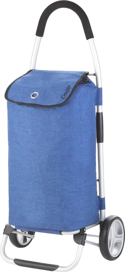 Opvouwbare Boodschappentrolley 45 Liter - Licht, Sterk en Compact