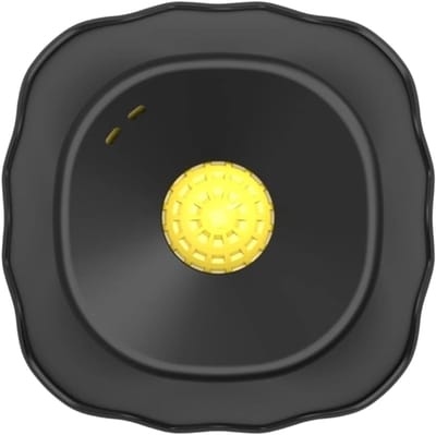 Hondenlikkom - Voerschaal - Langzaam Eten - Roterende Bal - 3/4 Cup Capaciteit - Zwart