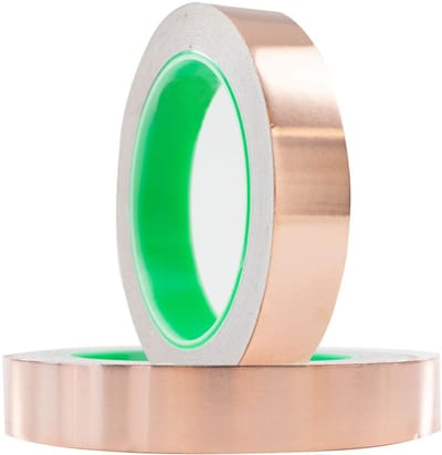 Dailygoods- Kopertape 2-in-1 - Slakkenwerend - Zelfklevend - 20 m Rollen - Ongediertebestrijding - Tuinplantenbescherming - Slakkenband