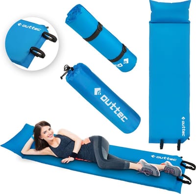 Outtec® Zelfopblazende Slaapmat, Luchtbed, Slaapmat - 186x53 cm