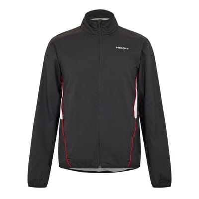 Head Heren Zip Pocket Regular Track Jacket (Zwart)