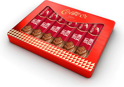 Côte d'Or deluxe geschenkdoos - mix van 6 chocoladerepen - melkchocolade met melkvulling - origineel chocoladecadeau - 282g