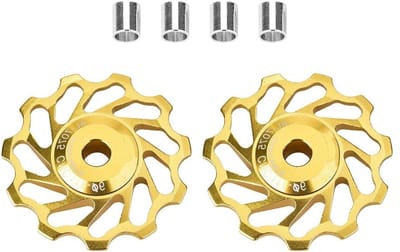 11T Keramische Lager Derailleur Pulley van Aluminium Legering voor Fietsen - Set van 2 voor Mountainbike en Racefiets