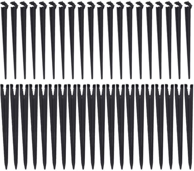 40 Stuks Micro Drip Buishouder, Druppelirrigatie Ondersteunt Plantenhouder voor 4/7mm Slang, Tuin Micro Drip Systeem Accessoires voor Groentekist, Kas en Hoogbed