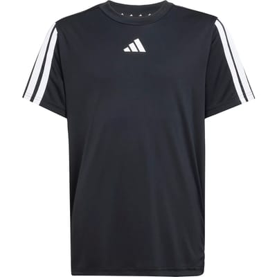 Adidas Train Essentials 3 Stripes T-shirt Met Korte Mouwen Zwart 5-6 Years Jongens