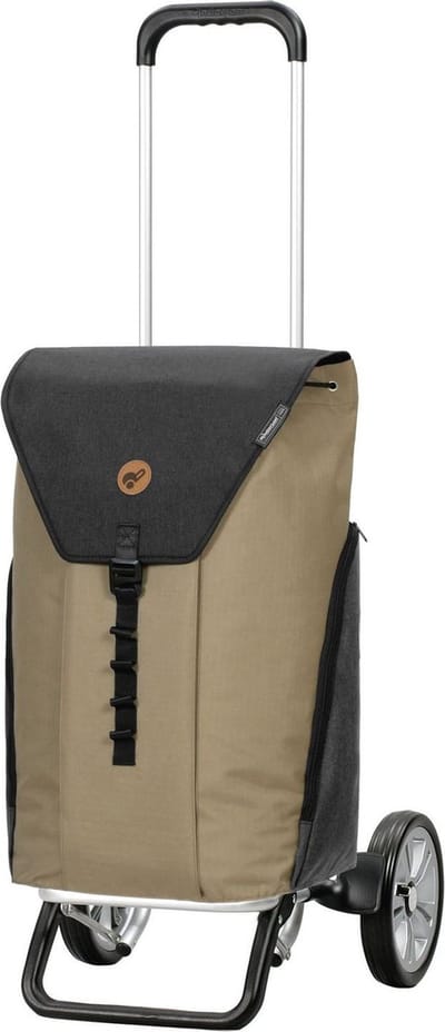 Andersen SHOPPER MANUFAKTUR Boodschappentrolley Alu Star Shopper Ture 50L Beige 111cm