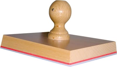 Grote Handstempel 200x160 Mm - Stempels - Stempels volwassenen - Snelle Levering