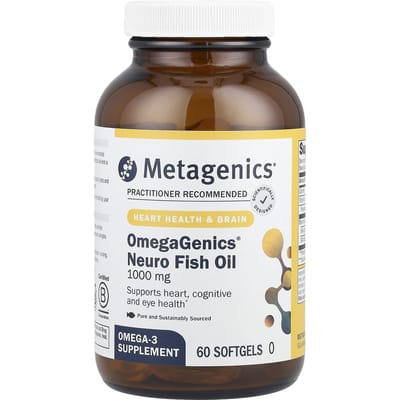 Metagenics, OmegaGenics®, Neurovisolie, 1.000 mg, 60 zachte capsules