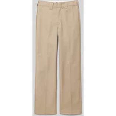 Regular fit stoffen broek met ceintuurlussen, model 'WORK'