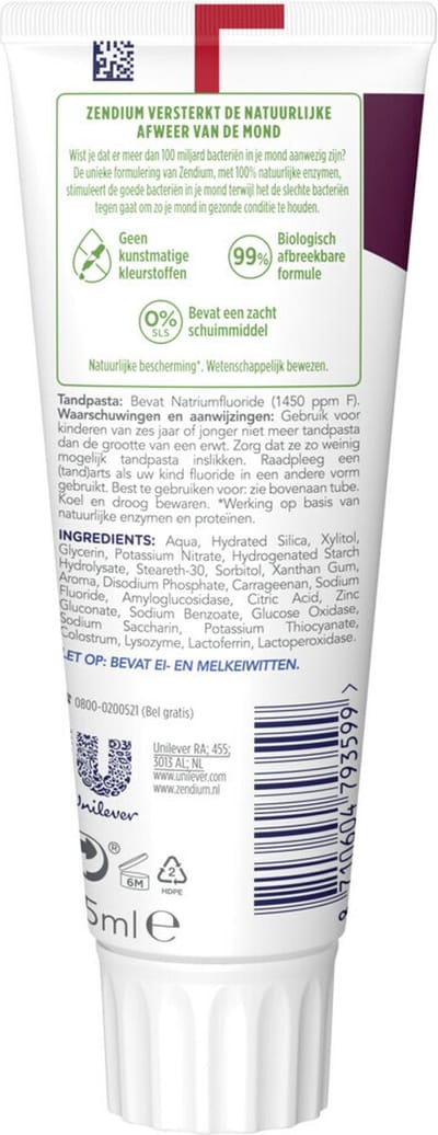Zendium Tandpasta Sensitive - 75 ml
