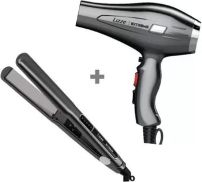 LIZZE TITANIO 480 F EXTREME & De Lizze Extreme Titânio 250° C stijltang & Lizze Extreme Haardroger 2400 WATTS