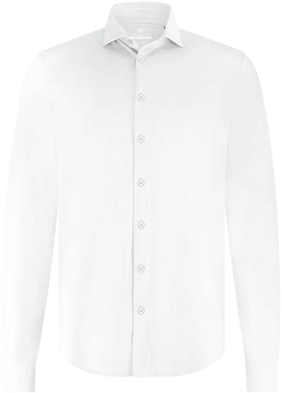 Blue Industry Casual Overhemd Lichtgrijs Heren