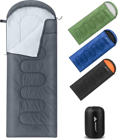 Slaapzak, 3/4 seizoenen, slaapzak, kleine pakmaat, zomerslaapzak/winterslaapzak, dekenslaapzak, camping, reizen, festival,
