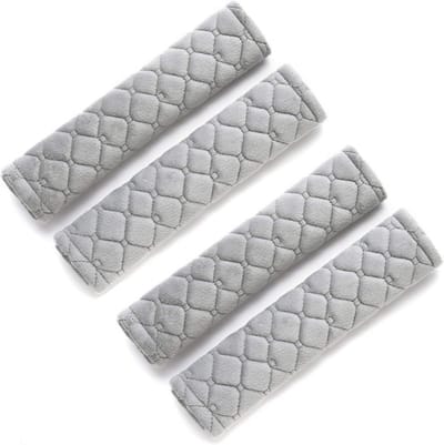 Gordelbeschermers voor Autoveiligheid, Set van 4 Schouderkussens voor Volwassenen - Zacht en Comfortabel