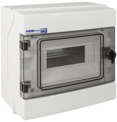 ELEKTRO-PLAST RH NEO Serie - Schakelkast - Opbouw - IP65 - 1x8 Modulen