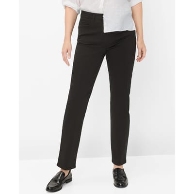 Raphaela by Brax Dames Broek  Style CORRY BLACK, zwart, maat 44