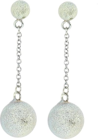 Behave - Goudkleurige oorhangers met ketting - Nikkelvrij