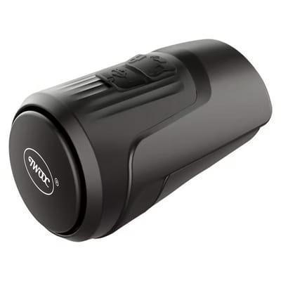 TWOOC Elektrische fietsbel en alarm - USB oplaadbaar - waterdicht - kleur zwart