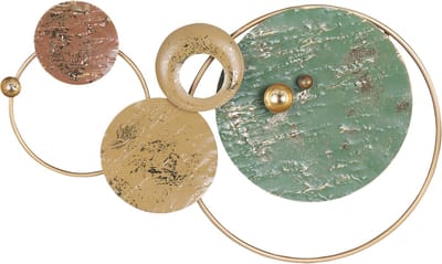 HELIUM - Wanddecoratie - Goud - Metaal