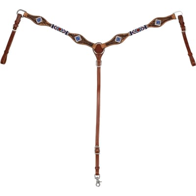Jachtcollier voor paard met diamantdecoraties Pool's