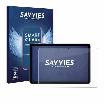 2 Stuks Savvies Screenprotector - geschikt voor Doogee Tab G5 - beschermfolie glas transparant