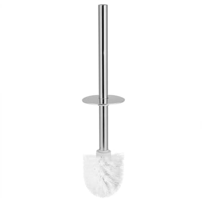 Dailygoods- Toiletborstel Roestvrij Staal - Toiletborstelhouder - Stevige Borstelharen - Hygiënisch Ontwerp - Badkamer Accessoire - Eenvoudig in Gebruik - Toiletborstelset