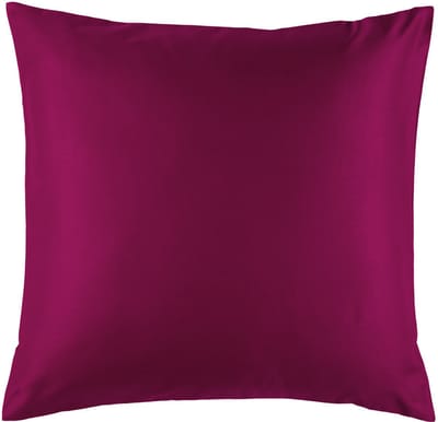 De Witte Lietaer Kussensloop Olivia Beet Red - 63 x 63 cm - Rood - Katoen Satijn
