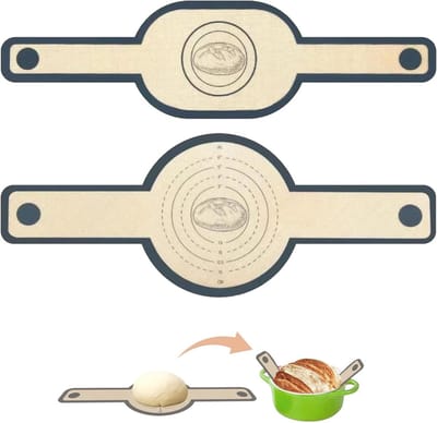 2PCS Silicone Bread Sling voor Dutch Oven - Silicone Bakmat met Lange Handvatten - Non Stick Herbruikbare Bakbenodigdheden