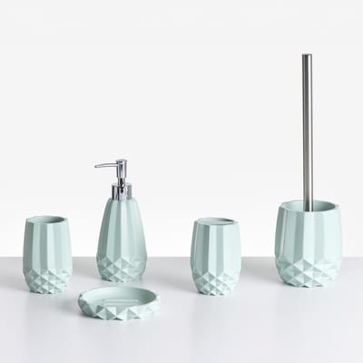 SAMIRIA - Badkameraccessoireset - Mintgroen - Polyresin