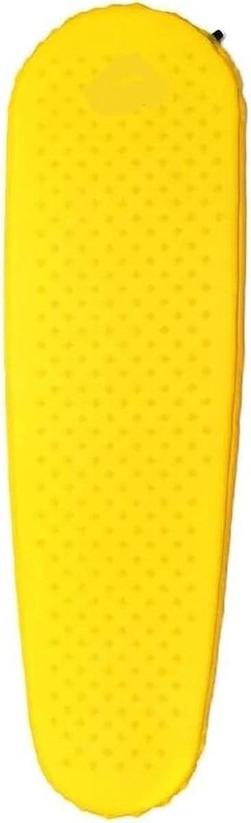 Zelfopblaasbaar Matras - Luchtbed Kamperen - Buiten Ontspannen - Automatisch Opblaasbaar - 183x50x3 cm - Geel