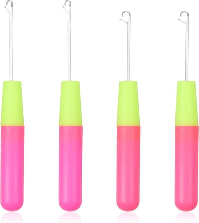 Haaknaald Set - Dread Tool - Haar Vlechten - Twee Maten - 15 cm - Multicolor