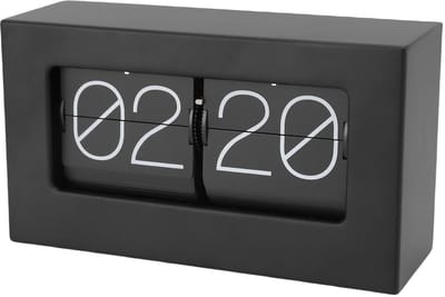 Allecto - Retro Flip Clock - Stijlvolle Tafelklok - Mechanisch Design - Voor Thuis en Kantoor - Tijdweergave - Decoratief Accessoire - Geschikt voo..