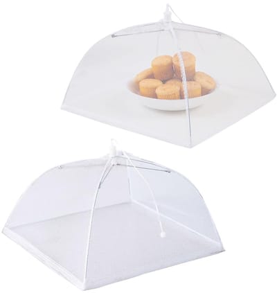 Dailygoods - Vliegenkap - Afdekhoes voor eten - Perfecte bescherming tegen vliegen - Opvouwbaar - Vliegenscherm - Geschikt voor fruit