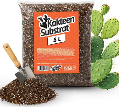 Cactus Aarde - Vetplant Grond - Planten Verzorgen - Optimale Drainage - 5 Liter - Bruin