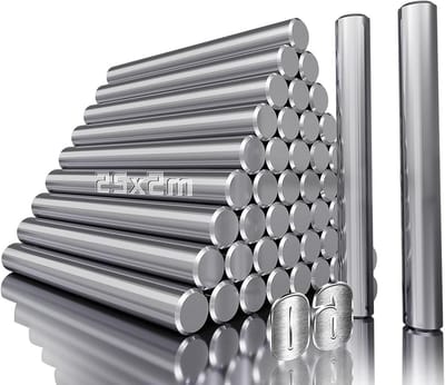 Plankdragers 60 Stuks - Cilindrische Pinnen - Meubels Monteren - Roestbestendig Carbon Staal - M5 x 25 mm - Zilverkleurig