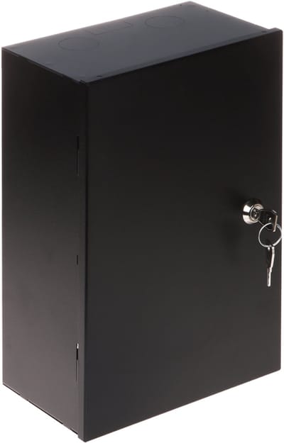 WL4 STC2-B zwarte universele afsluitbare stalen montage kast