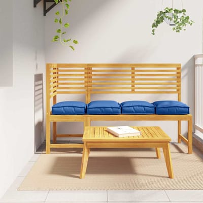 vidaXL Kussen 4 st Oxford Stof Koninklijk Blauw 40 x 40 x 8 cm