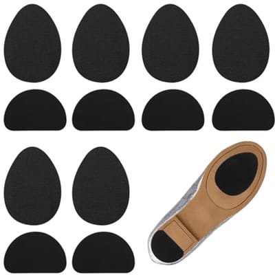 Hielkussens voor het repareren van schoenen - Antislip en verbeterde grip - 6 paar rubberen pads - Blauw
