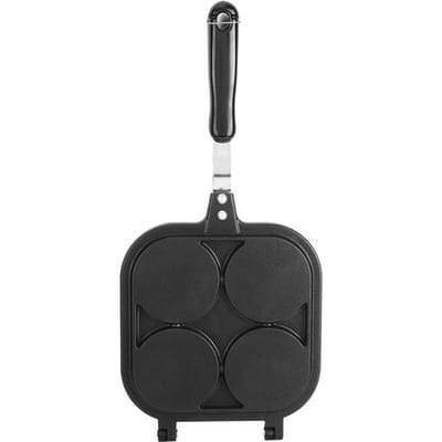 Poêle à Frire Antiadhésive Double Face avec Motif d'Animal de Dessin Animé Adorable, Outil de Cuisine pour le Petit Déjeuner gray
