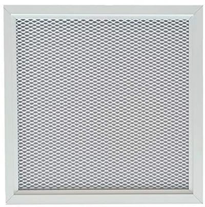Geperforeerd Aluminium Ventilatierooster 30x30 cm – Wit RAL9016 – Luchtrooster voor Binnen en Buiten