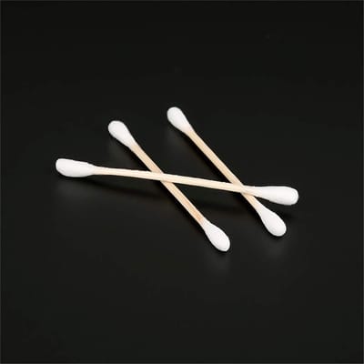 Katoenen Swabs - Wattenschijfjes - Make-up & Schoonmaken - Dubbelzijdig - 100 Stuks - Wit