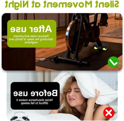 Fiets trainer voeten - Rocker plate adapters - Indoor cycling - Met tennisbal demping - Voor specifieke trainers - Zwart