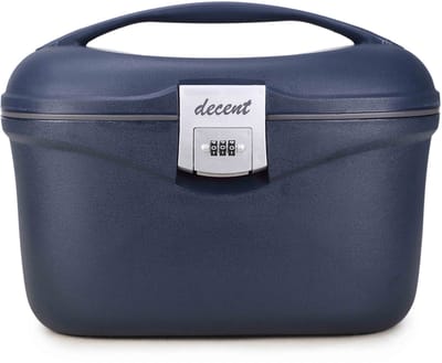 Decent SPORTIVO – Beautycase - Make Up koffer – Handbagage Reistas – Medicijnkist Waterbestendig - Opbergbox voor Pillen en Medicijnen - Nagelkoffer – DONKERBLAUW