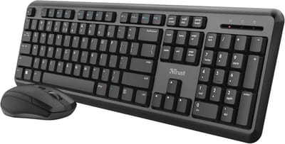 Trust Ymo - Draadloos Toetsenbord en Muis Combinatie - Zwart