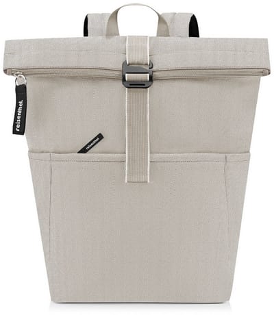 Reisenthel Rolltop Backpack Rugzak - 15,6 Inch laptop - 22L - Herringbone Zand