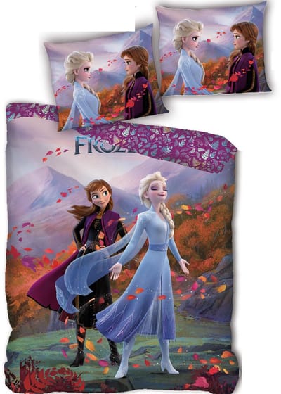 Disney Frozen Dekbedovertrek Anna en Elsa 140 x 200 cm - Polyester