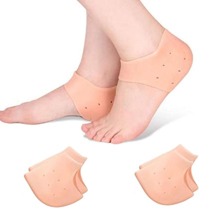 Daity 2 paar - Hielbeschermers - hielbescherming gel - voor hielpijn - hielspoor en plantaire fasciitis - unisex gel hielkussentjes voor pijnverlichting