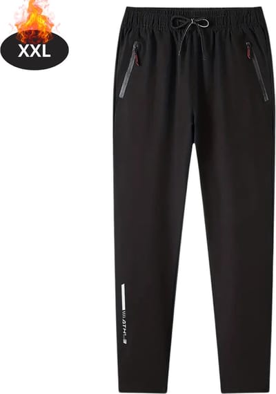 Livano Trainingsbroek Heren - Sportbroek - Trainingsbroek Lang - Trainingspak - Sportkleding - Zwart - XXL