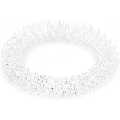 Zilveren polsmassage ring Pijnverlichting Acupressuur therapie Polsmassage armband white